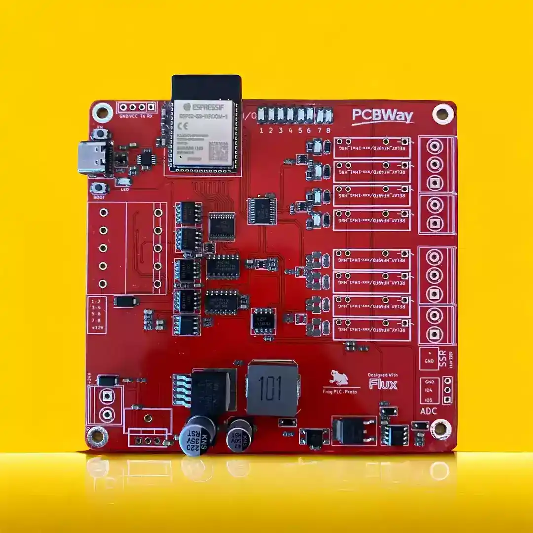 ESP32 Industrial Controller PCB